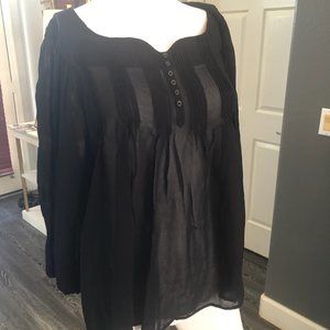 FROM Next in the UK Size 12 UK, size 10 US, Black sheer top